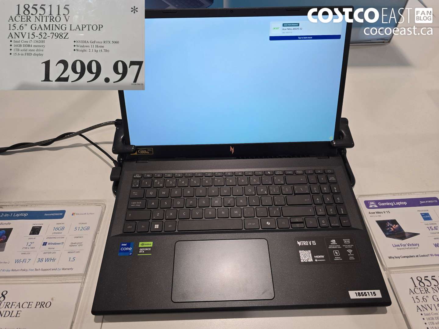 1855115 ACER NITRO V 15.6