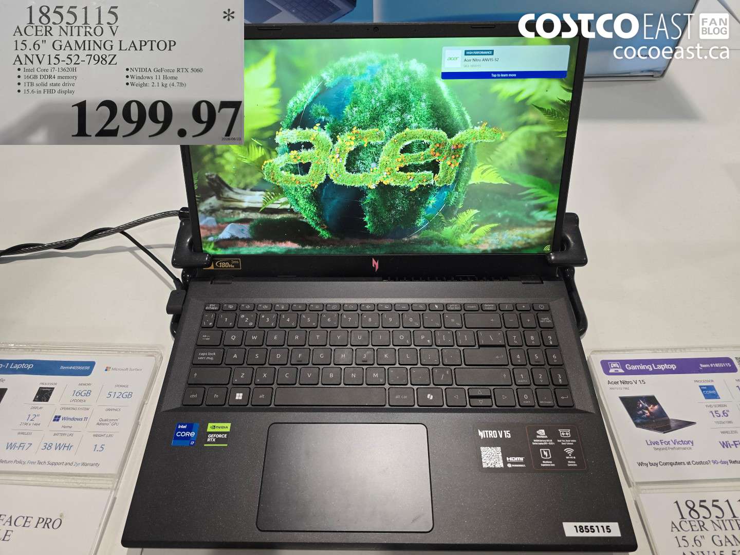 1855115 ACER NITRO V 15.6