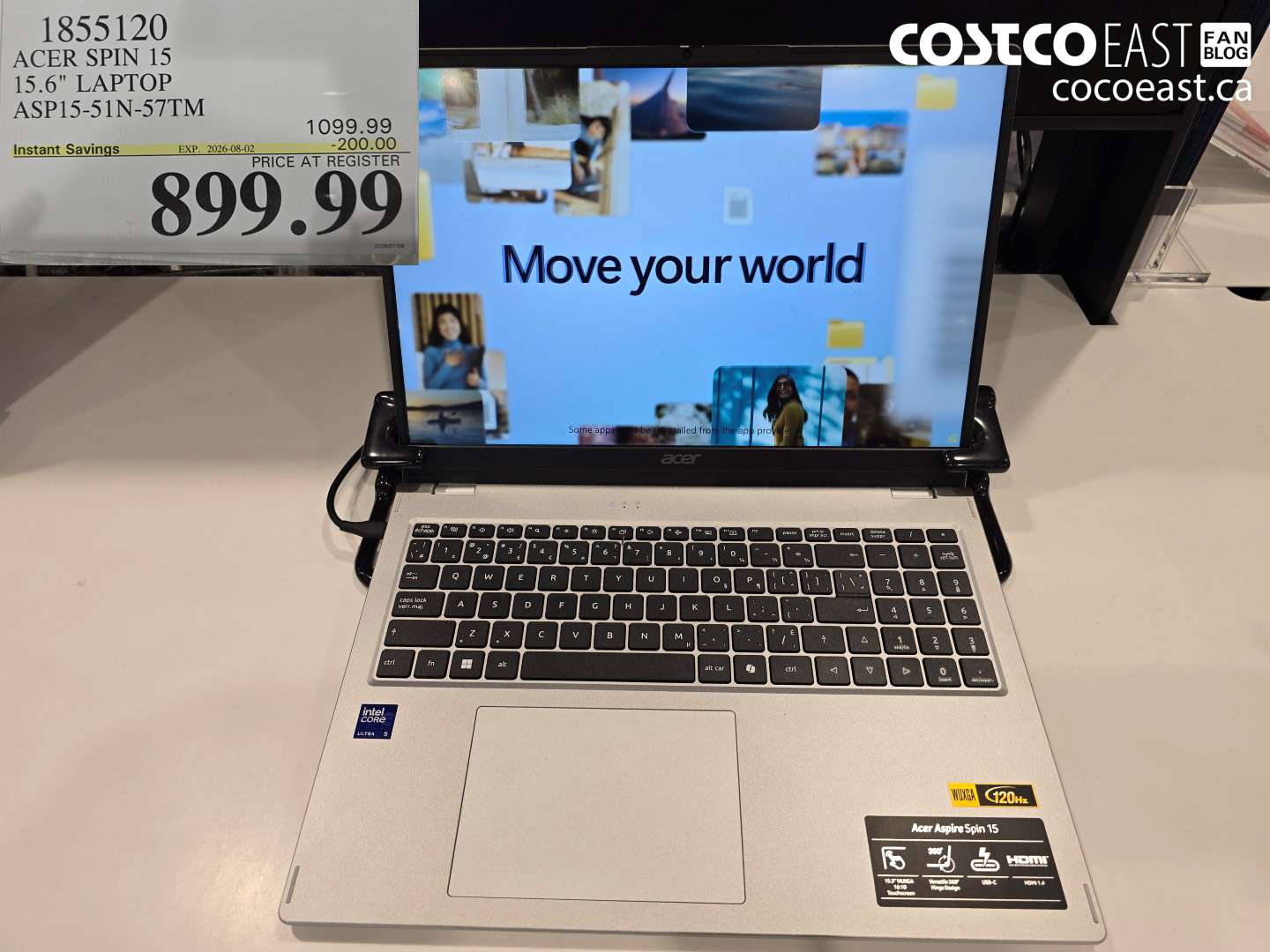 1855120 ACER SPIN 15 15.6