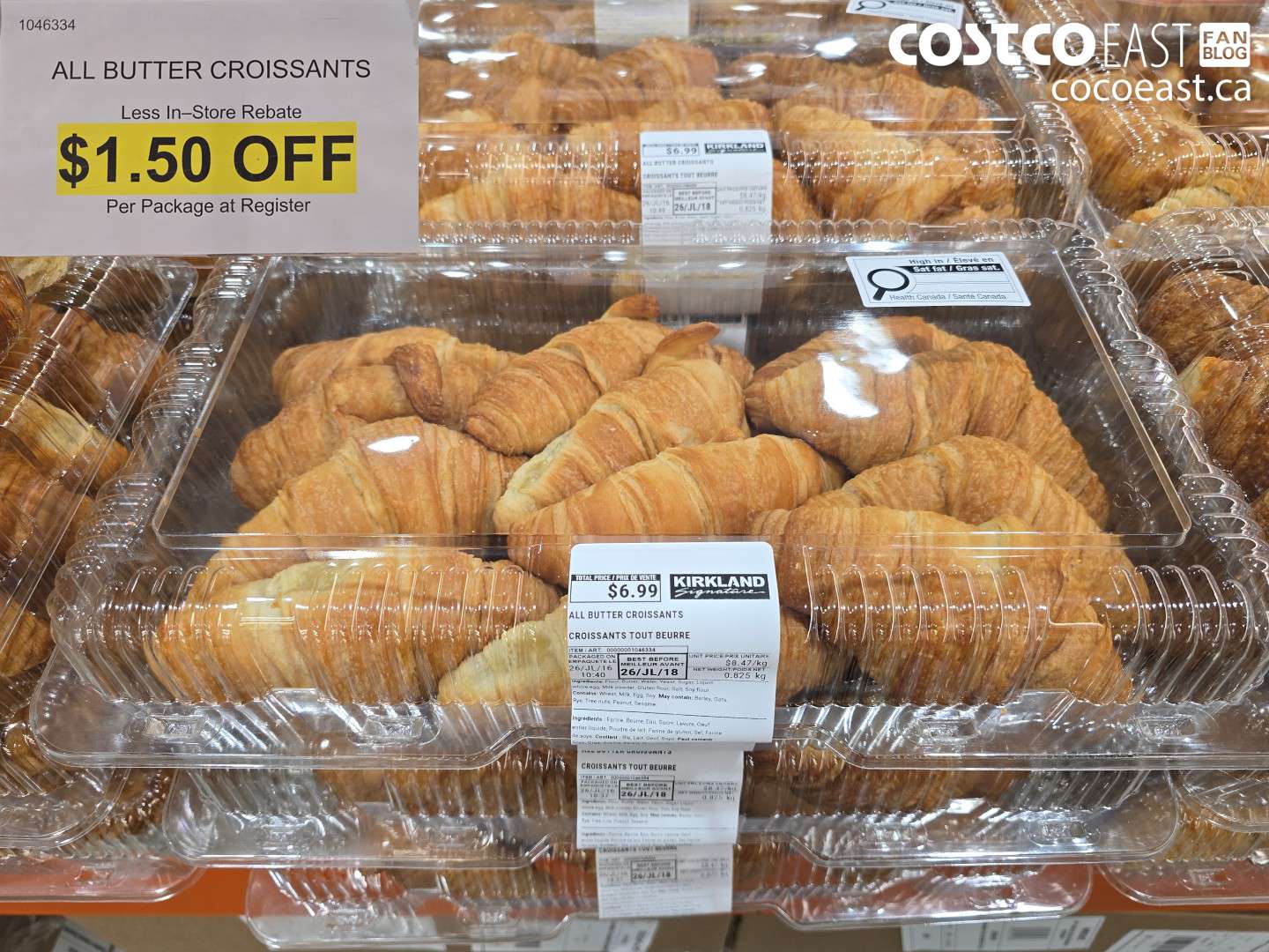 1046334 ALL BUTTER CROISSANTS ($1.50 INSTANT SAVINGS)