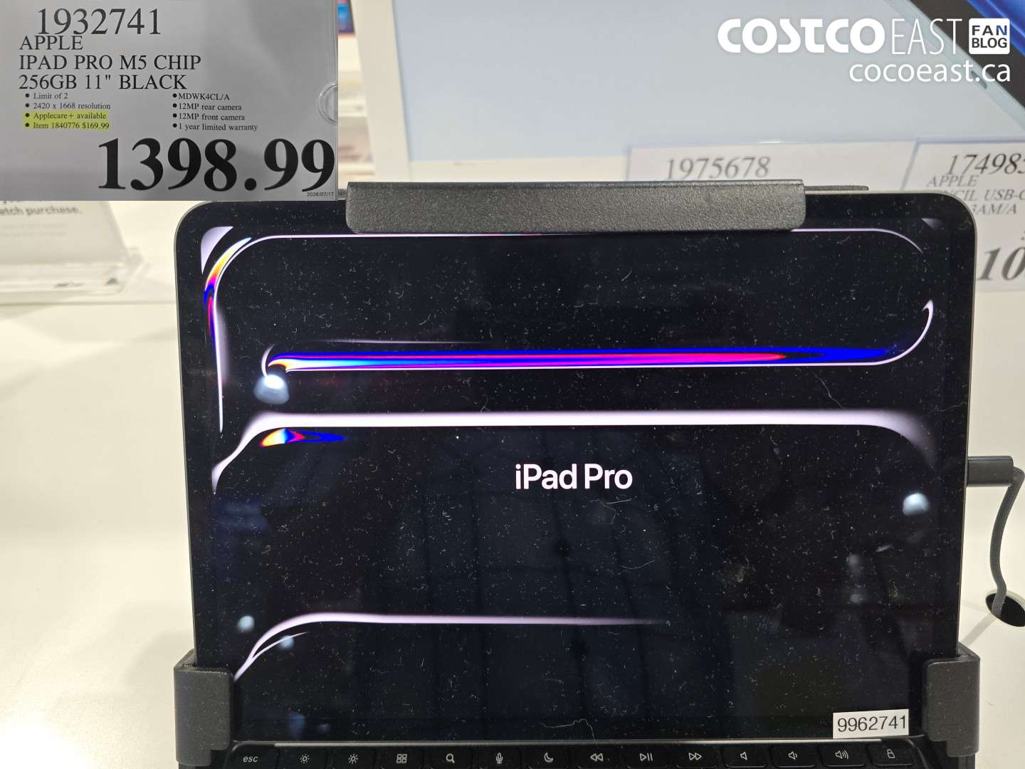 1932741 APPLE IPAD PRO M5 CHIP 256GB 11