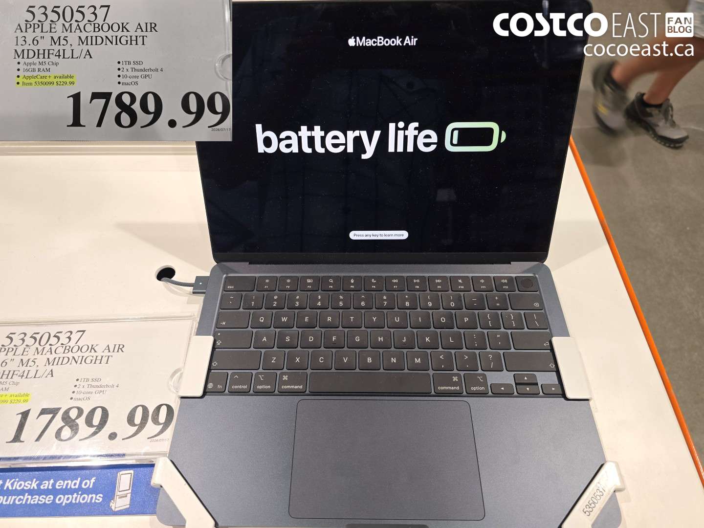 5350537 APPLE MACBOOK AIR 13.6