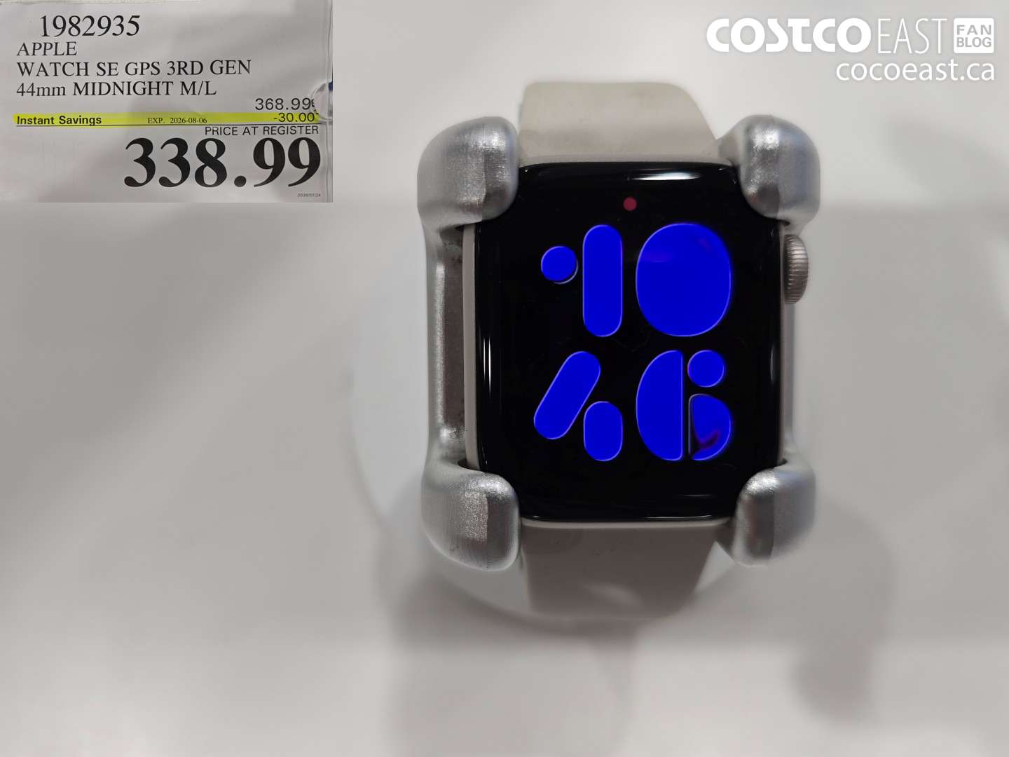 1982935 APPLE WATCH SE GPS 3RD GEN 44MM MIDNIGHT M/L ($30.00 INSTANT SAVINGS EXPIRES ON 2026-08-06) $338.99