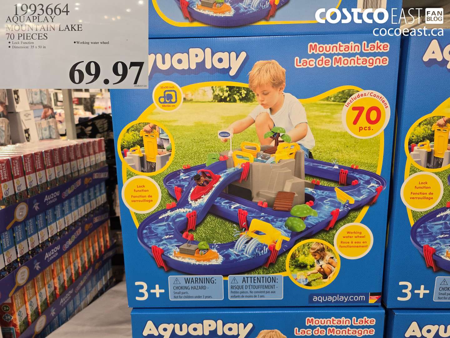 1993664 AQUAPLAY MOUNTAIN LAKE 70 PIECES $69.97