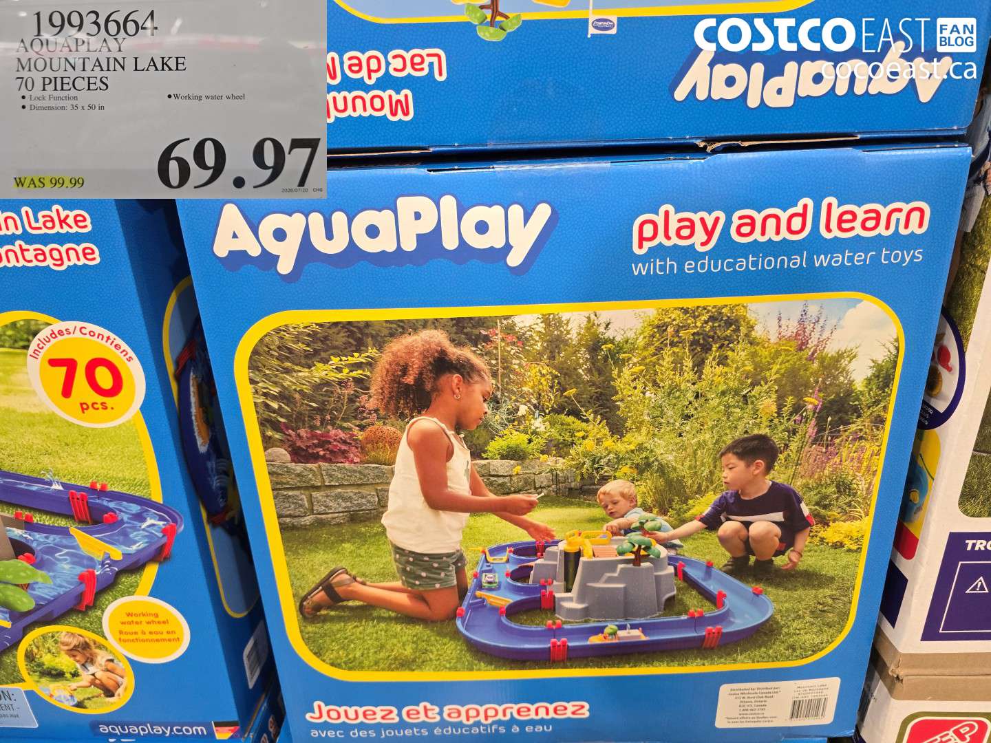 1993664 AQUAPLAY MOUNTAIN LAKE 70 PIECES 35 X 50 IN $69.97