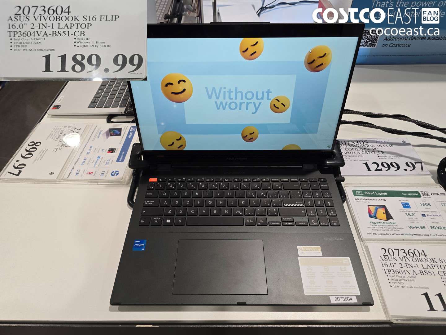 2073604 ASUS VIVOBOOK S16 FLIP 16.0