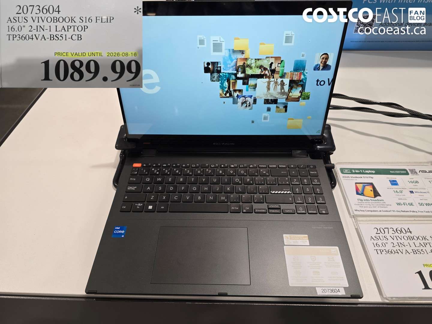 2073604 ASUS VIVOBOOK S16 FLIP 16.0