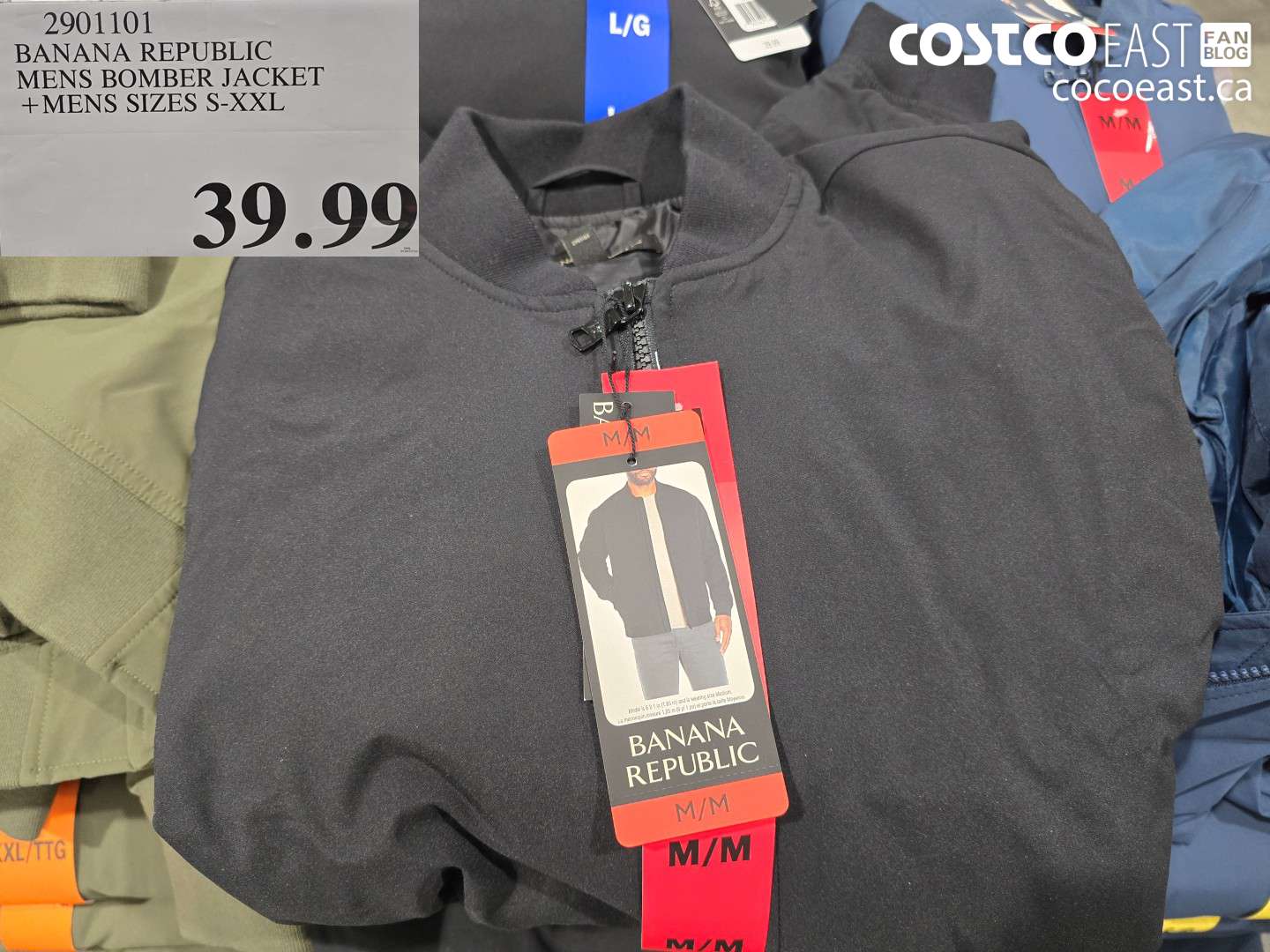 2901101 BANANA REPUBLIC MENS BOMBER JACKET MENS SIZES S-XXL $39.99