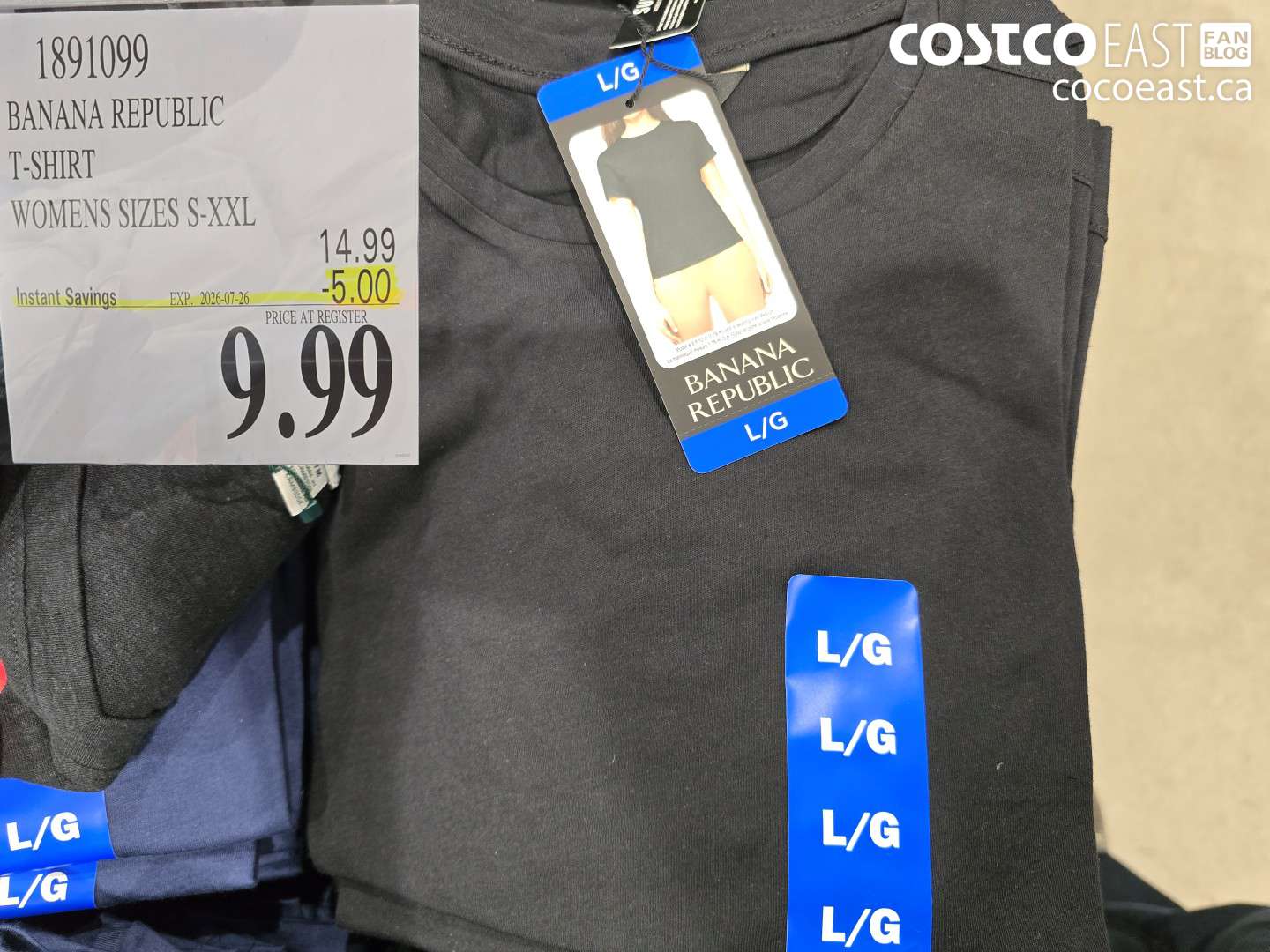 1891099 BANANA REPUBLIC T-SHIRT WOMENS SIZES S-XXL ($5.00 INSTANT SAVINGS EXPIRES ON 2026-07-26) $9.99