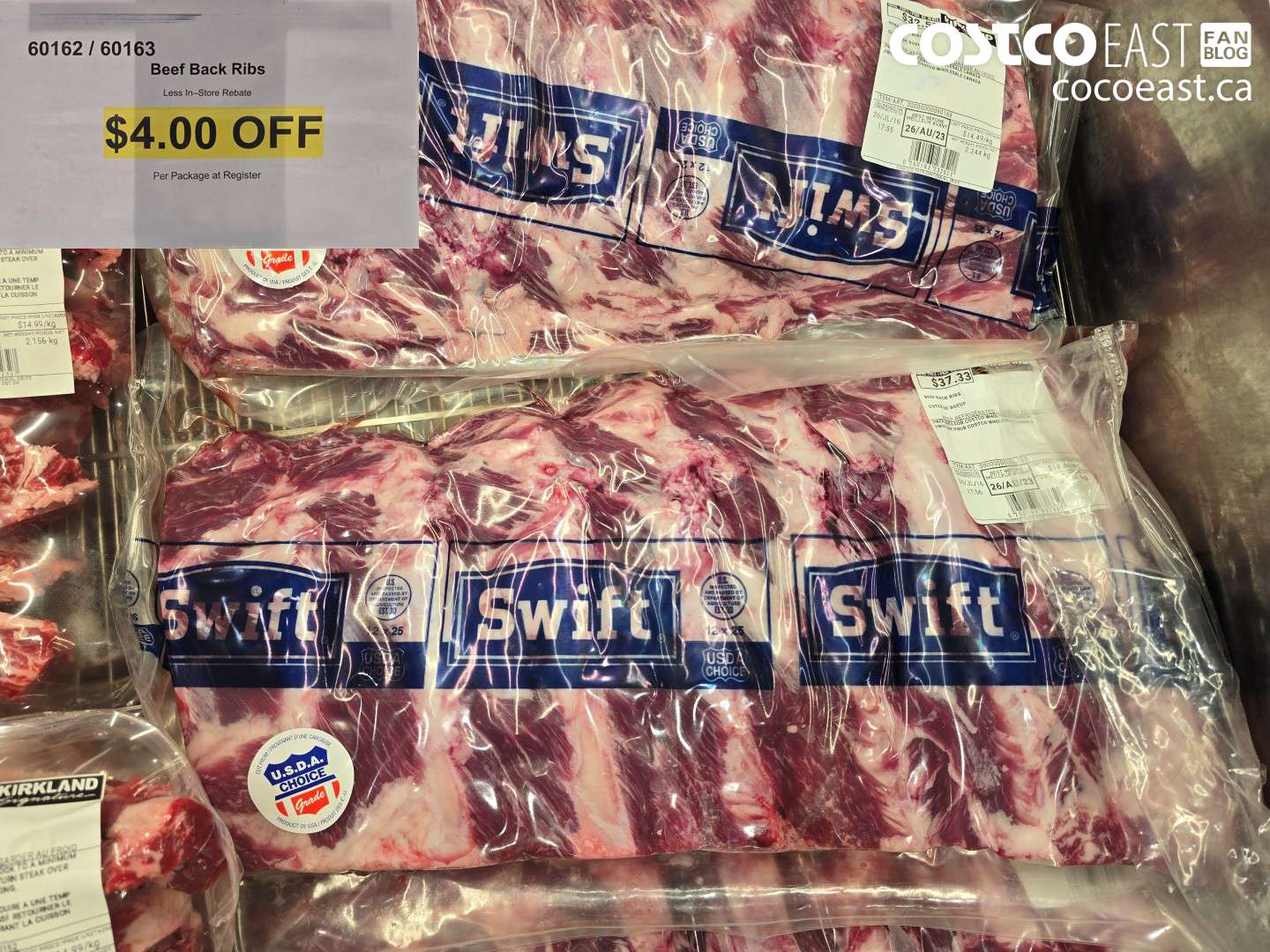 60162 BEEF BACK RIBS ($4.00 INSTANT SAVINGS)