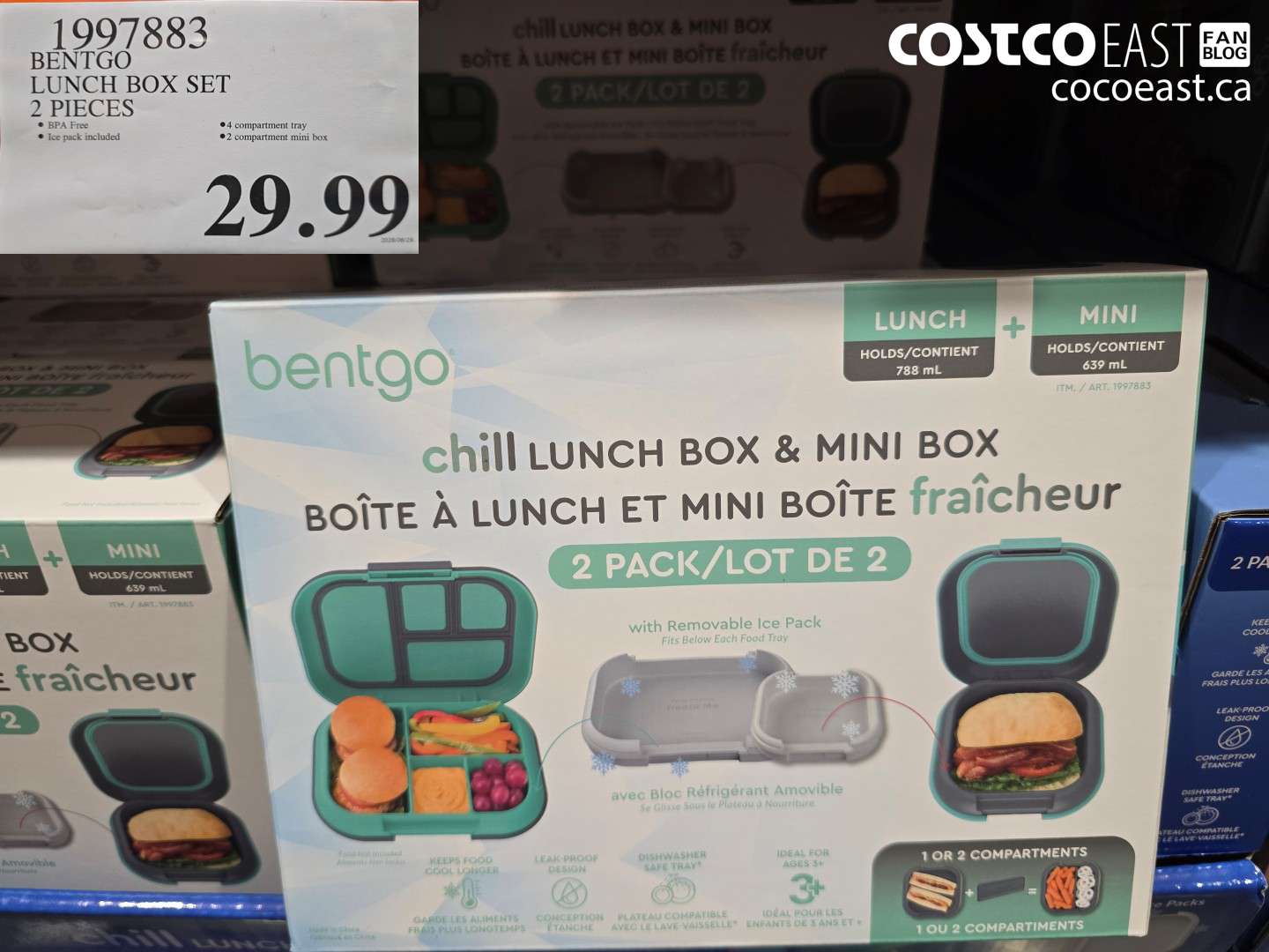 1997883 BENTGO LUNCH BOX SET 2 PIECES $29.99