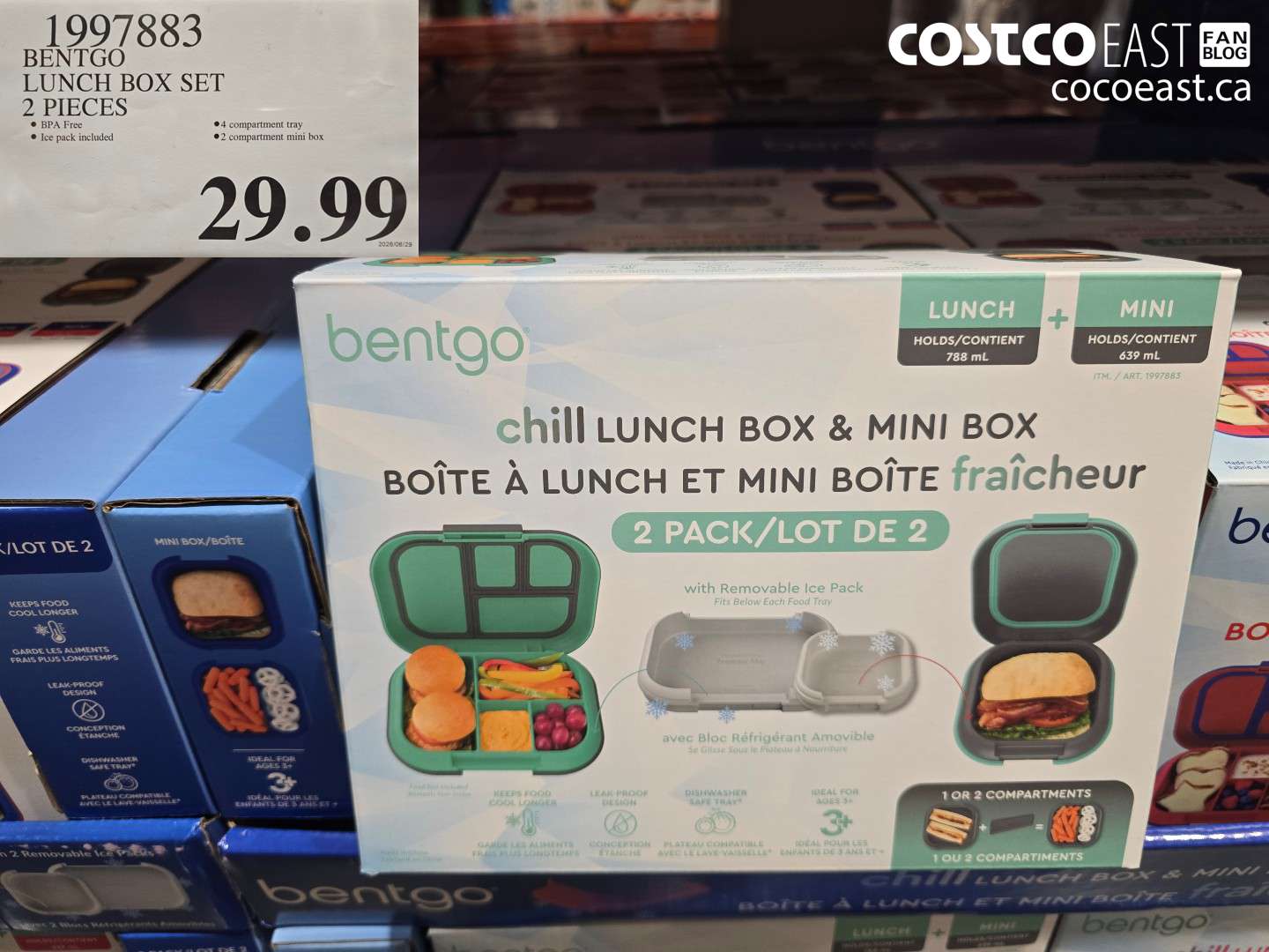 1997883 BENTGO LUNCH BOX SET 2 PIECES $29.99