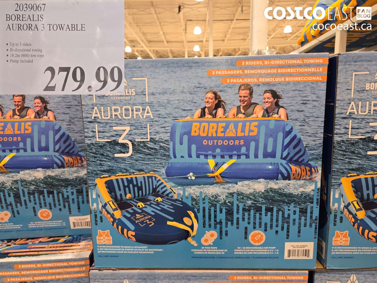 2039067 BOREALIS AURORA 3 TOWABLE $279.99