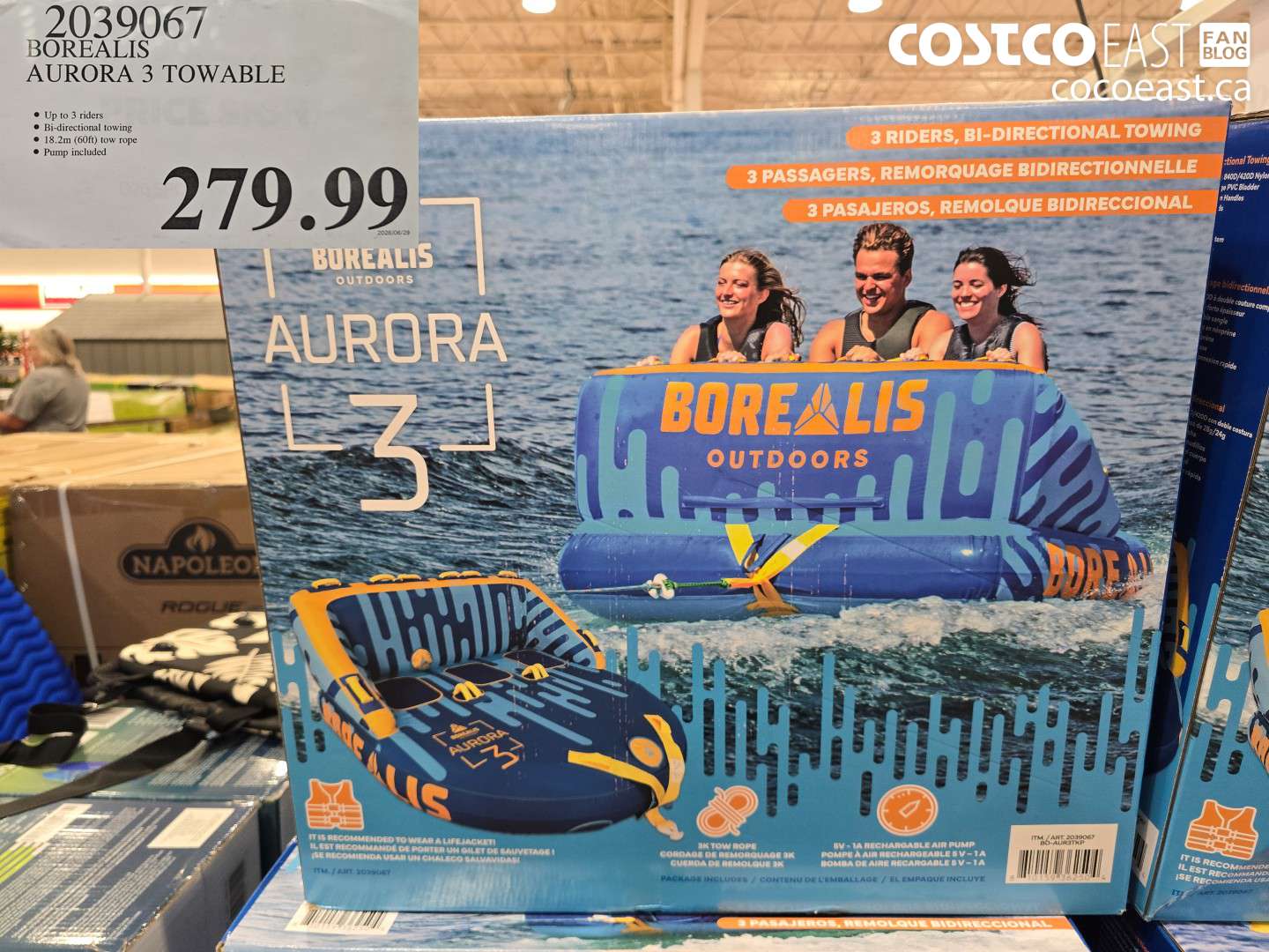 2039067 BOREALIS AURORA 3 TOWABLE $279.99