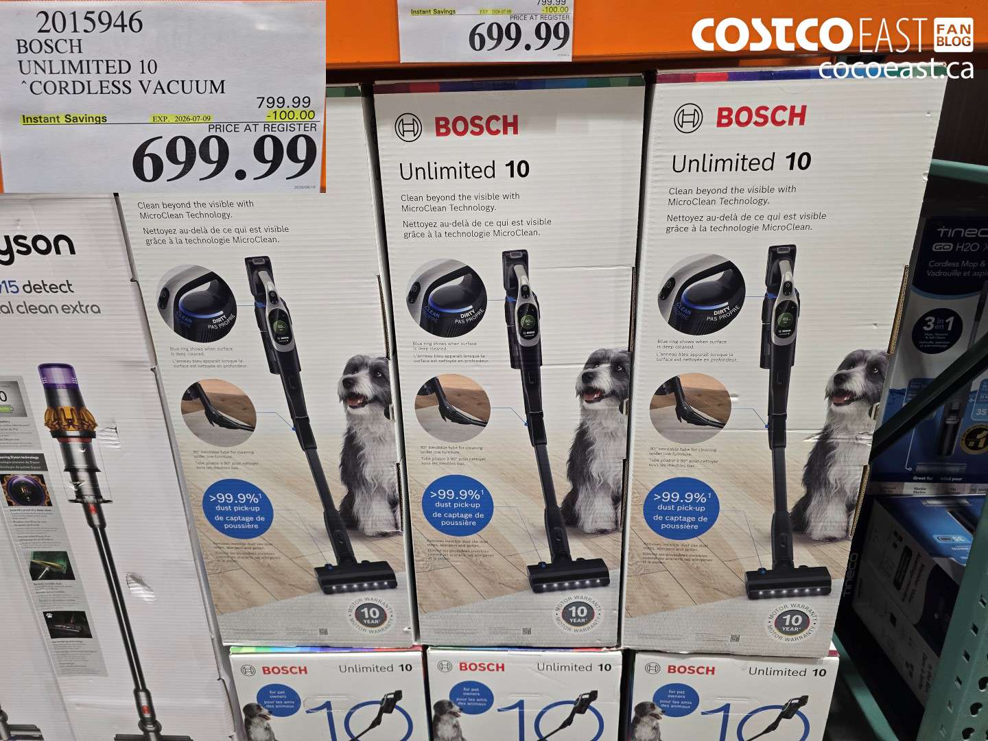 2015946 BOSCH UNLIMITED 10 CORDLESS VACUUM ($100.00 INSTANT SAVINGS EXPIRES ON 2026-07-09) $699.99
