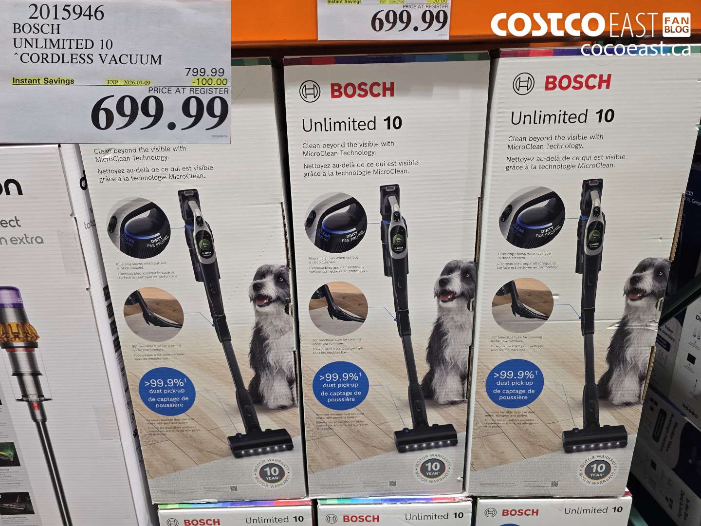 2015946 BOSCH UNLIMITED 10 CORDLESS VACUUM ($100.00 INSTANT SAVINGS EXPIRES ON 2026-07-09) $699.99
