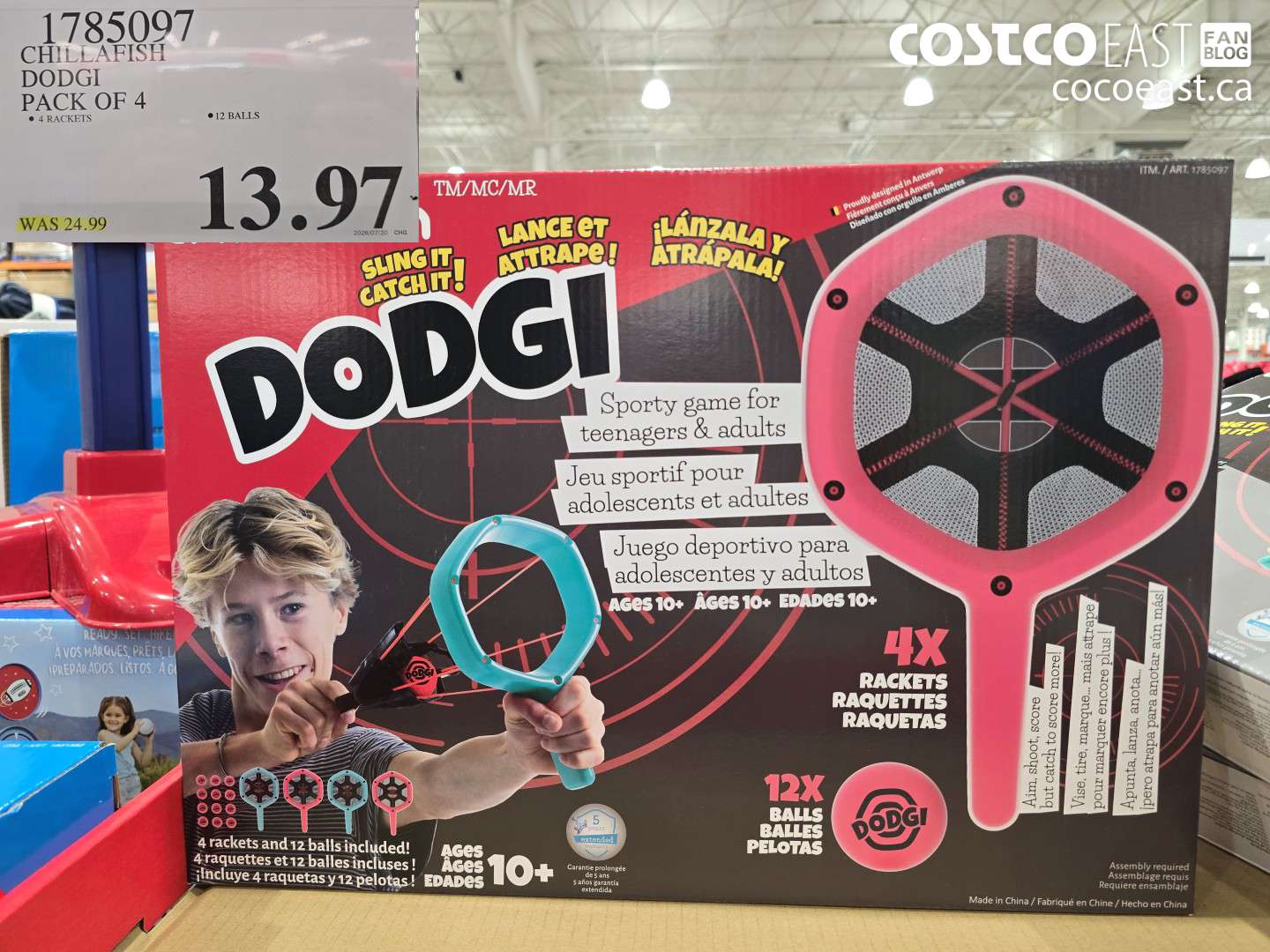 1785097 CHILLAFISH DODGI PACK OF 4 $13.97