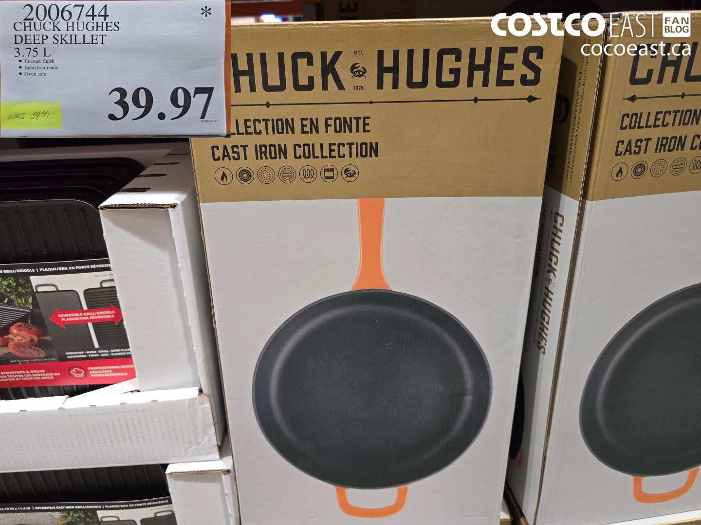 2006744 CHUCK HUGHES DEEP SKILLET 3.75 L $39.97