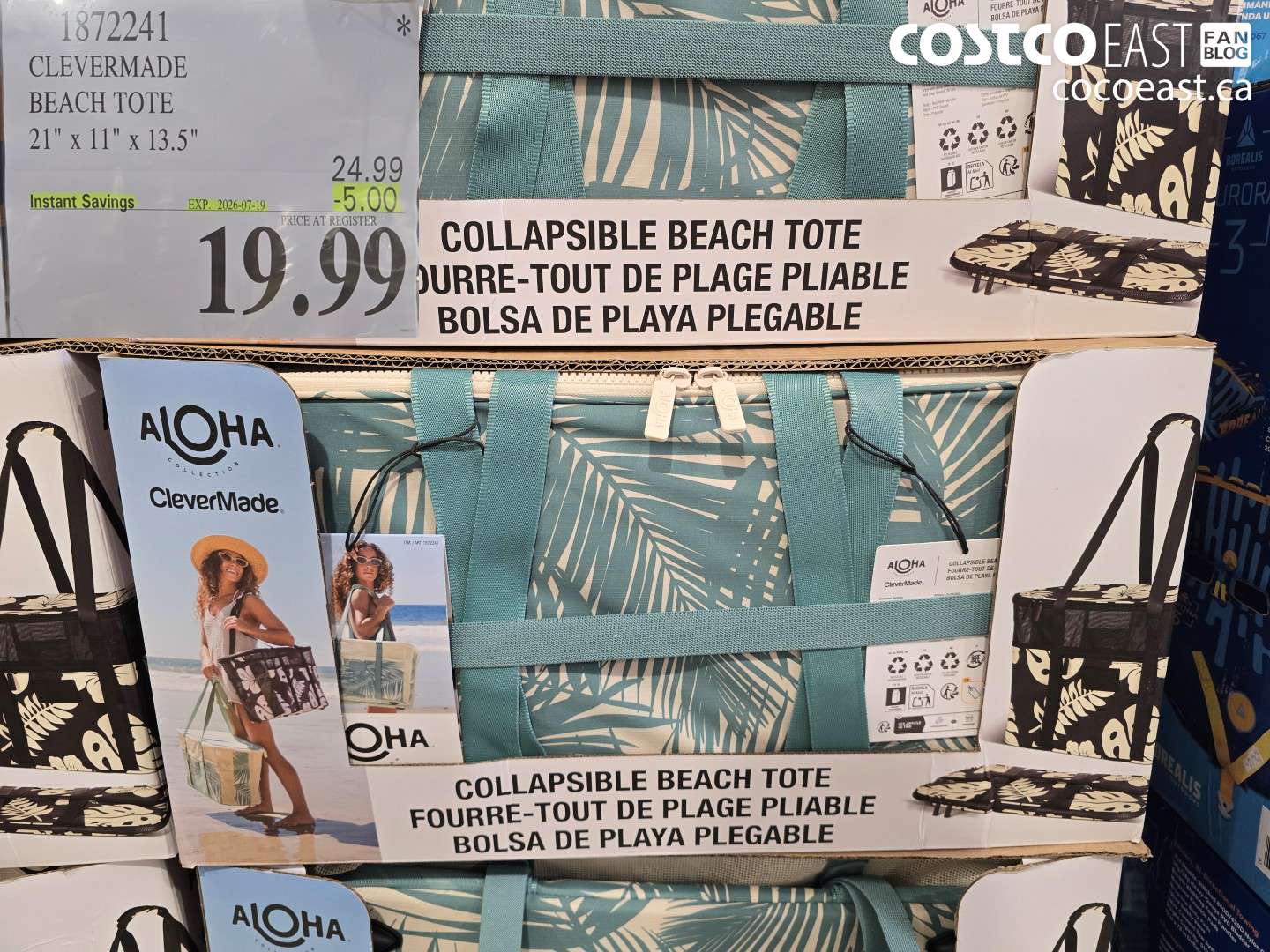 1872241 CLEVERMADE BEACH TOTE 21