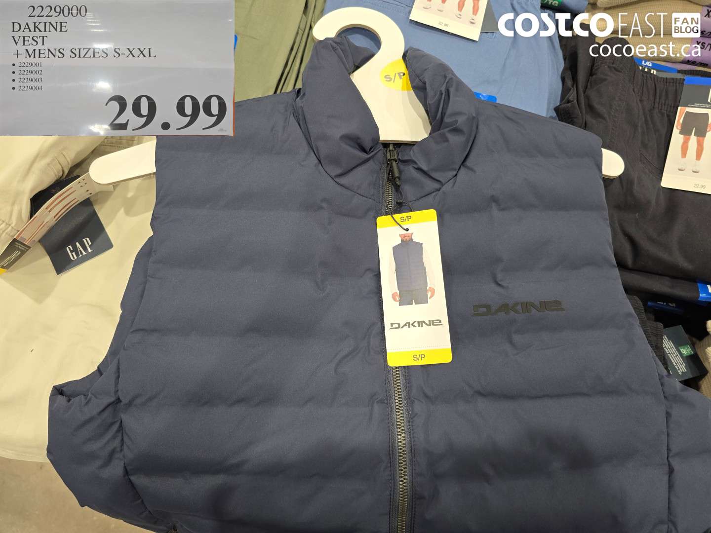 2229000 DAKINE VEST MENS SIZES S-XXL $29.99