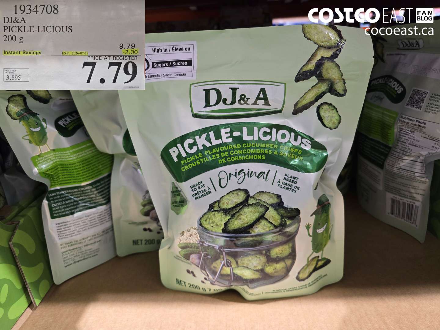 1934708 DJ&A PICKLE-LICIOUS 200 G ($2.00 INSTANT SAVINGS EXPIRES ON 2026-07-19) $7.79