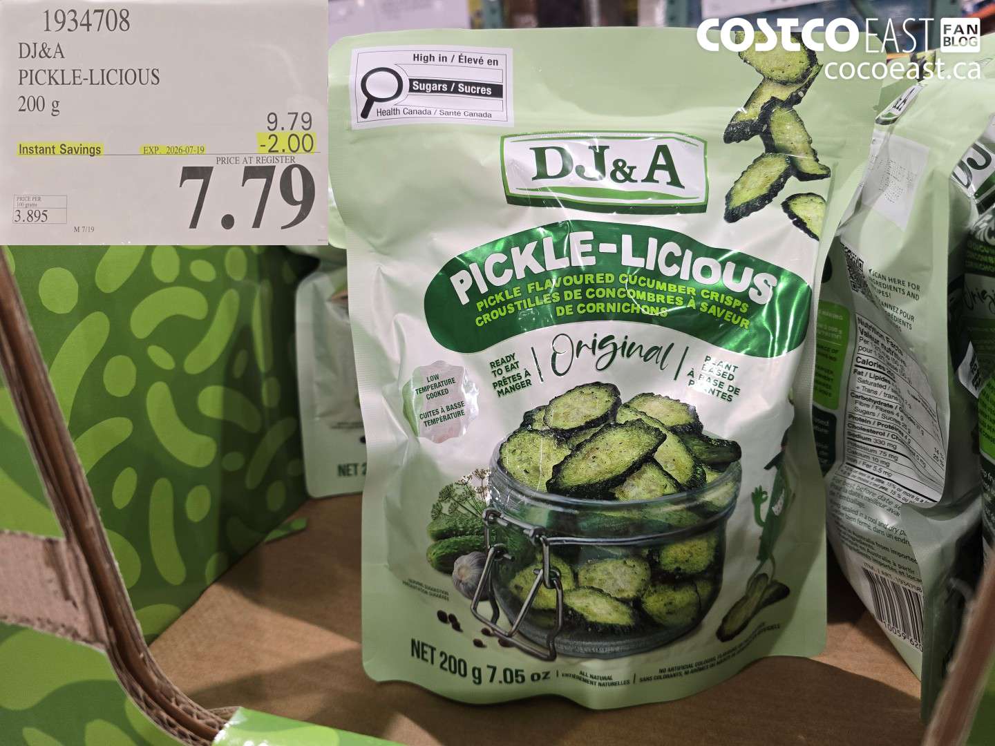 1934708 DJ&A PICKLE-LICIOUS 200 G ($2.00 INSTANT SAVINGS EXPIRES ON 2026-07-19) $7.79