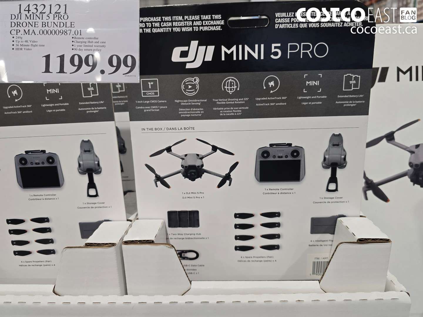 1432121 DJI MINI 5 PRO DRONE BUNDLE $1199.99