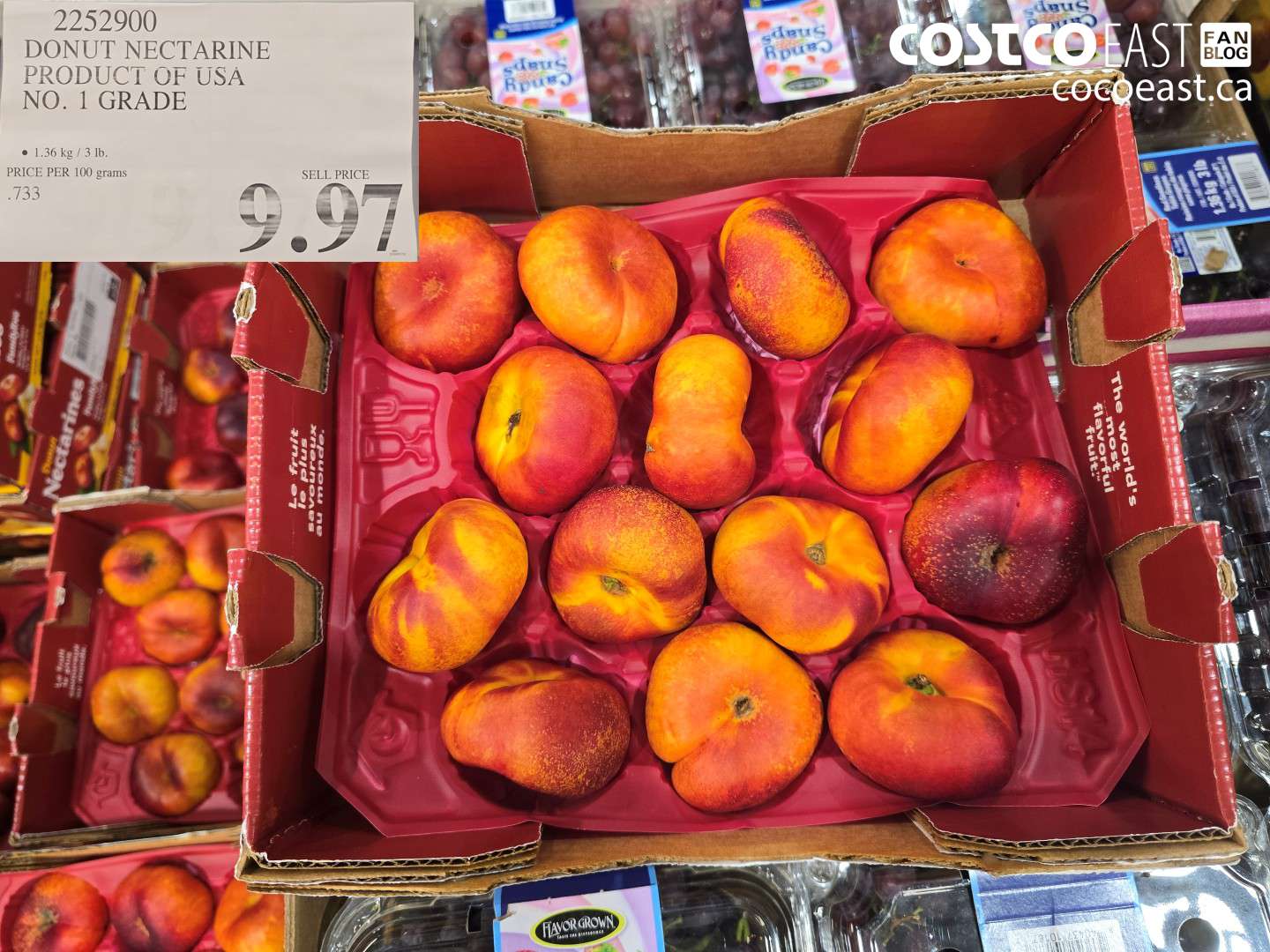 2252900 DONUT NECTARINE PRODUCT OF USA NO. 1 GRADE $9.97