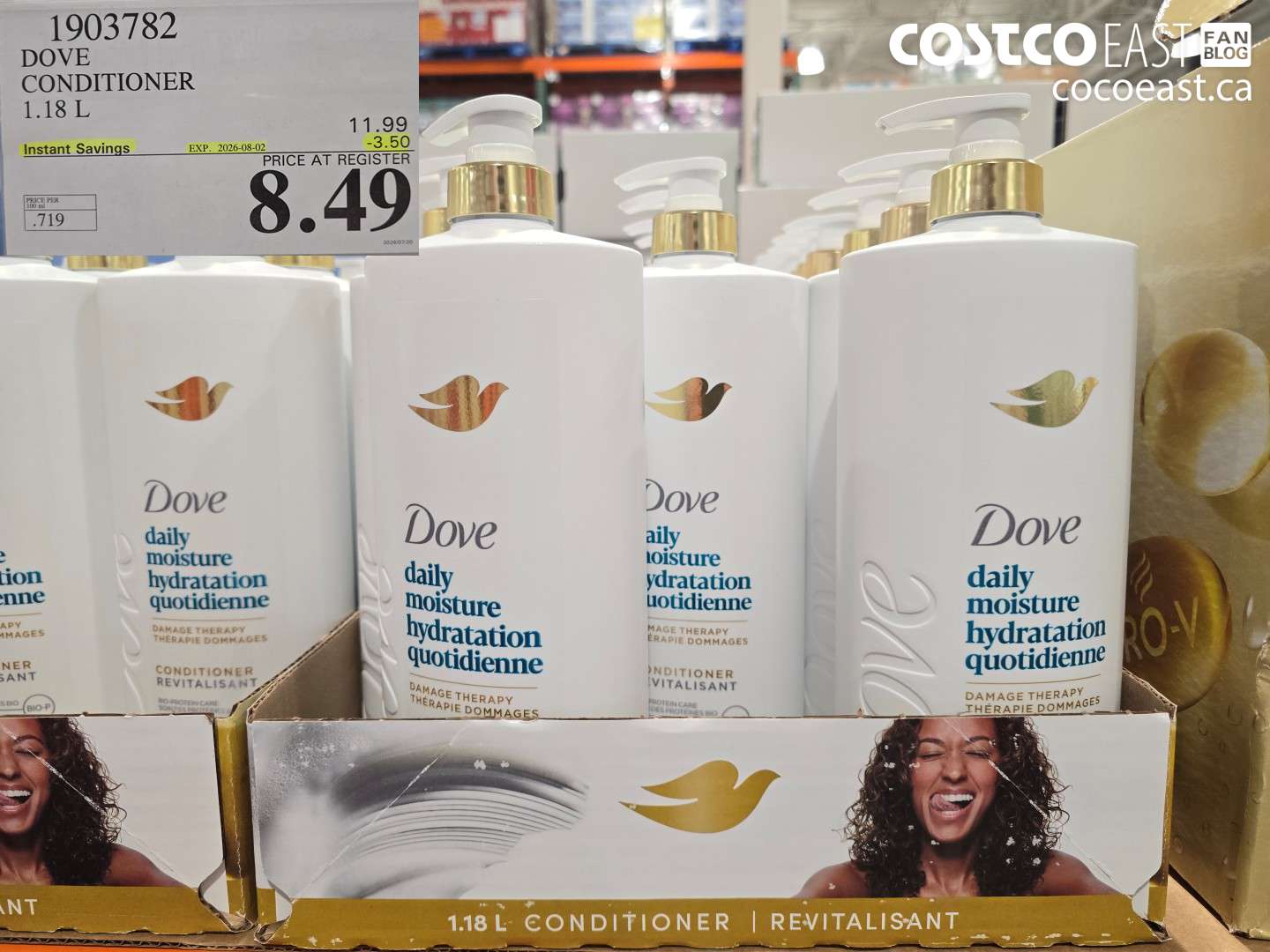 1903782 DOVE CONDITIONER 1.18 L ($3.50 INSTANT SAVINGS EXPIRES ON 2026-08-02) $8.49