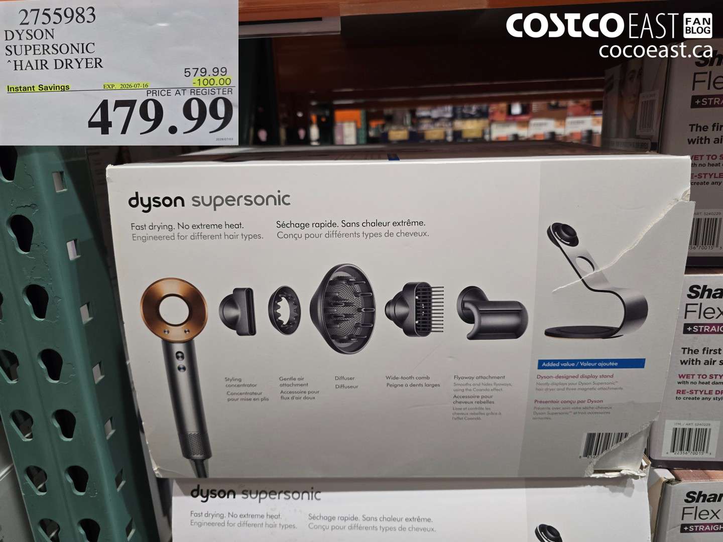 2755983 DYSON SUPERSONIC HAIR DRYER ($100.00 INSTANT SAVINGS EXPIRES ON 2026-07-16) $479.99