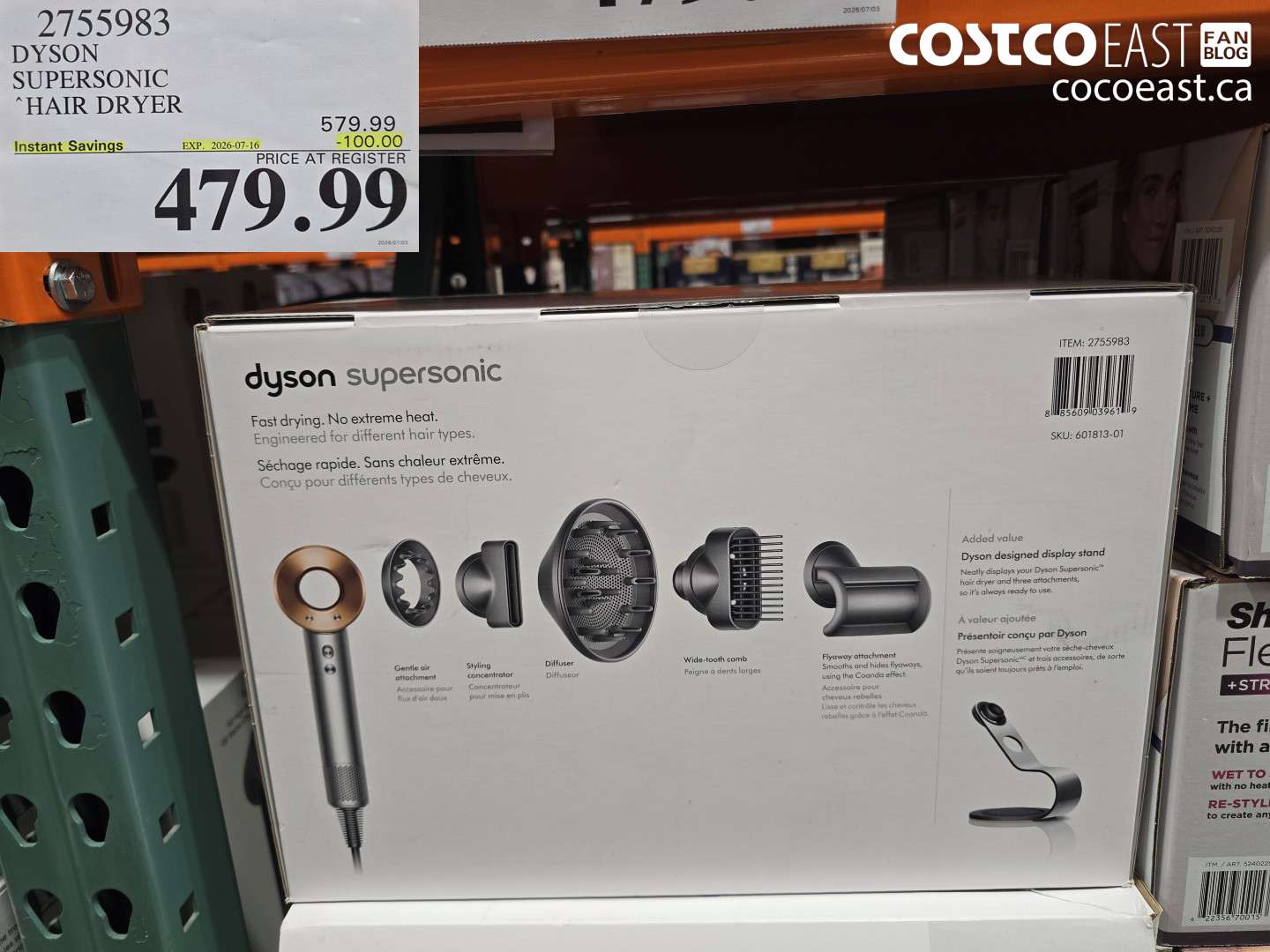 2755983 DYSON SUPERSONIC HAIR DRYER ($100.00 INSTANT SAVINGS EXPIRES ON 2026-07-16) $479.99