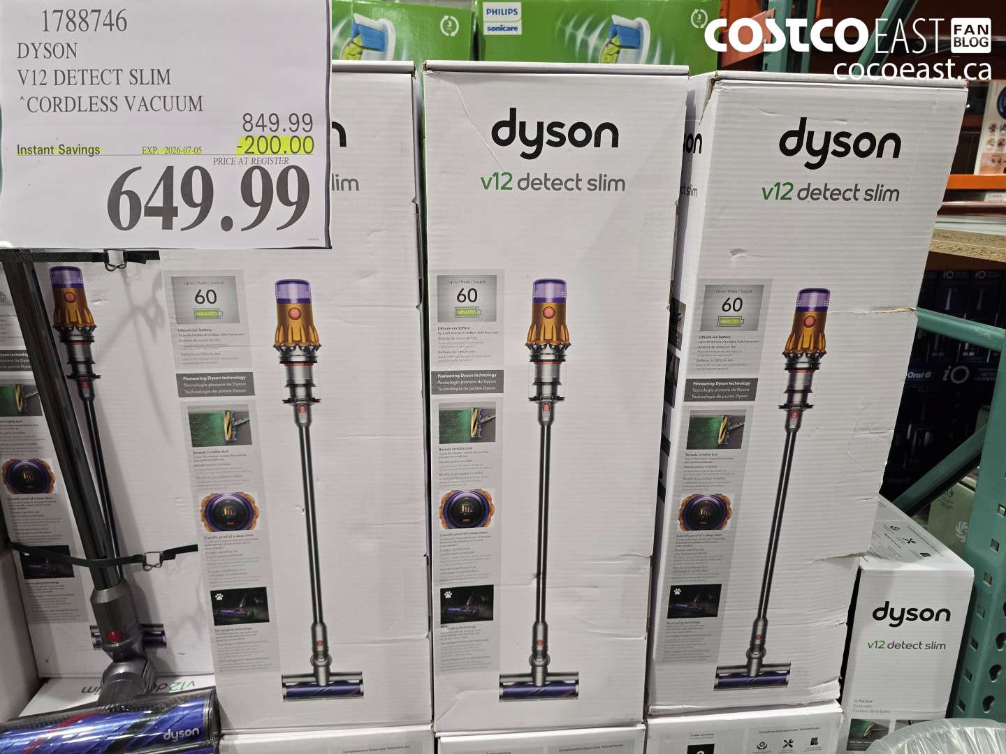 1788746 DYSON V12 DETECT SLIM CORDLESS VACUUM ($200.00 INSTANT SAVINGS EXPIRES ON 2026-07-05) $649.99