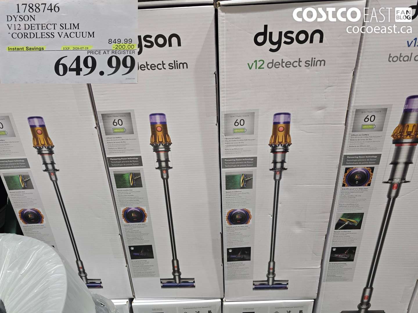 1788746 DYSON V12 DETECT SLIM CORDLESS VACUUM ($200.00 INSTANT SAVINGS EXPIRES ON 2026-07-19) $649.99