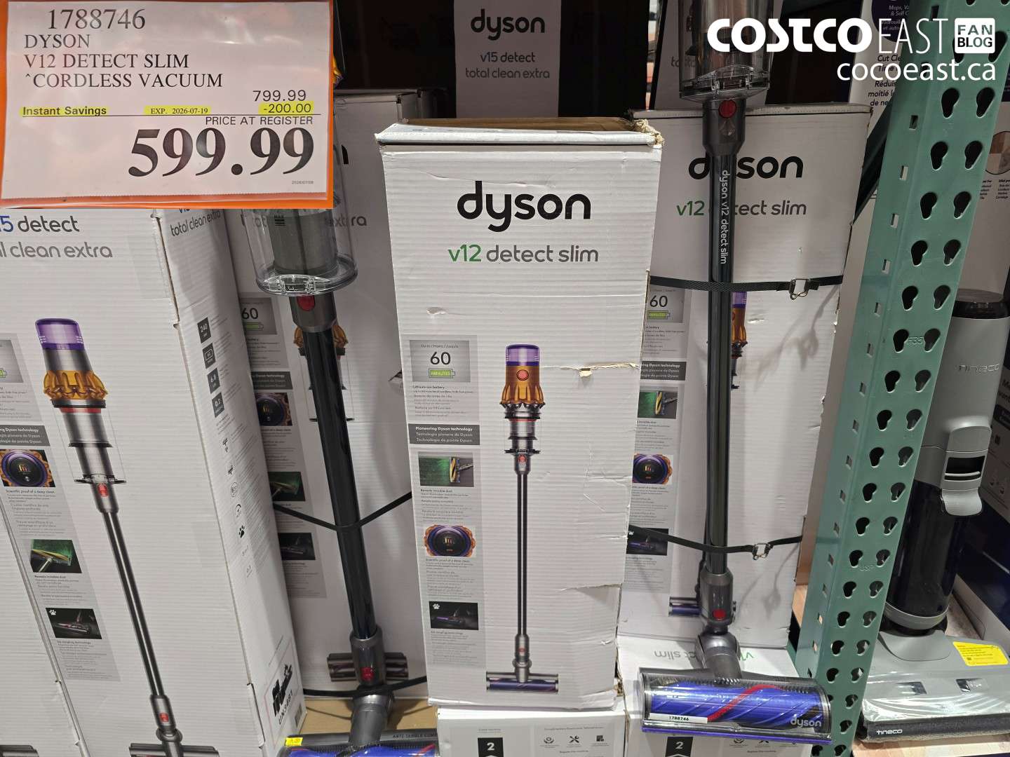1788746 DYSON V12 DETECT SLIM CORDLESS VACUUM ($200.00 INSTANT SAVINGS EXPIRES ON 2026-07-19) $599.99