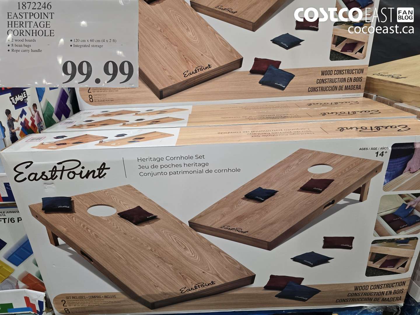 1872246 EASTPOINT HERITAGE CORNHOLE $99.99