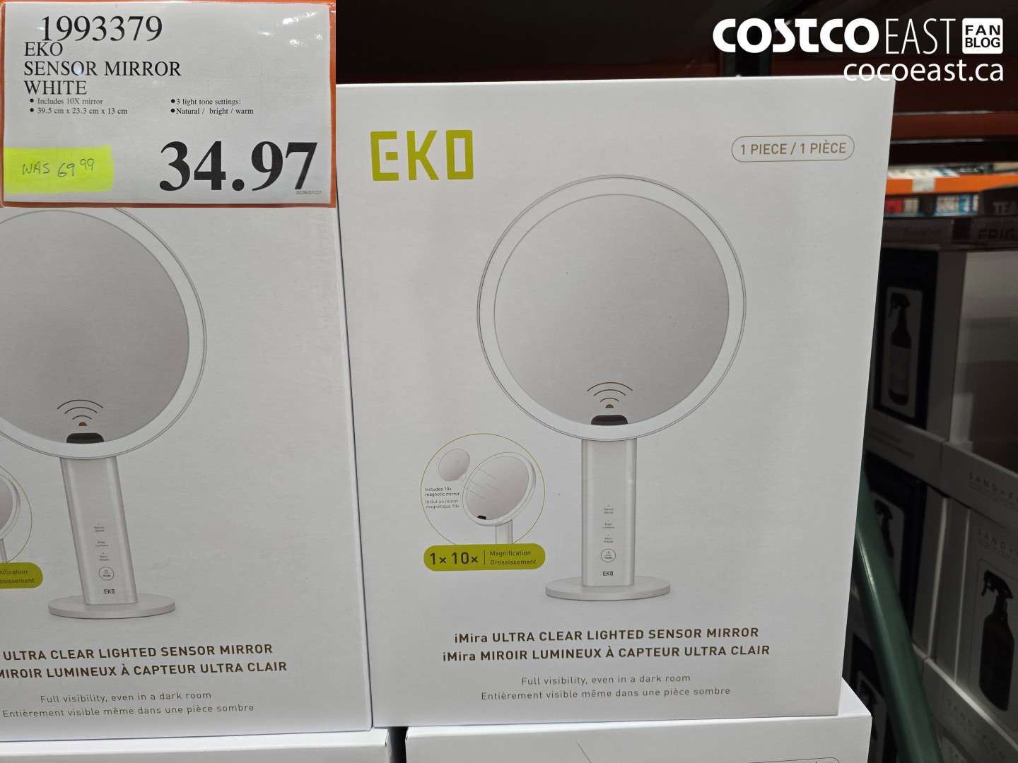 1993379 EKO SENSOR MIRROR WHITE $34.97