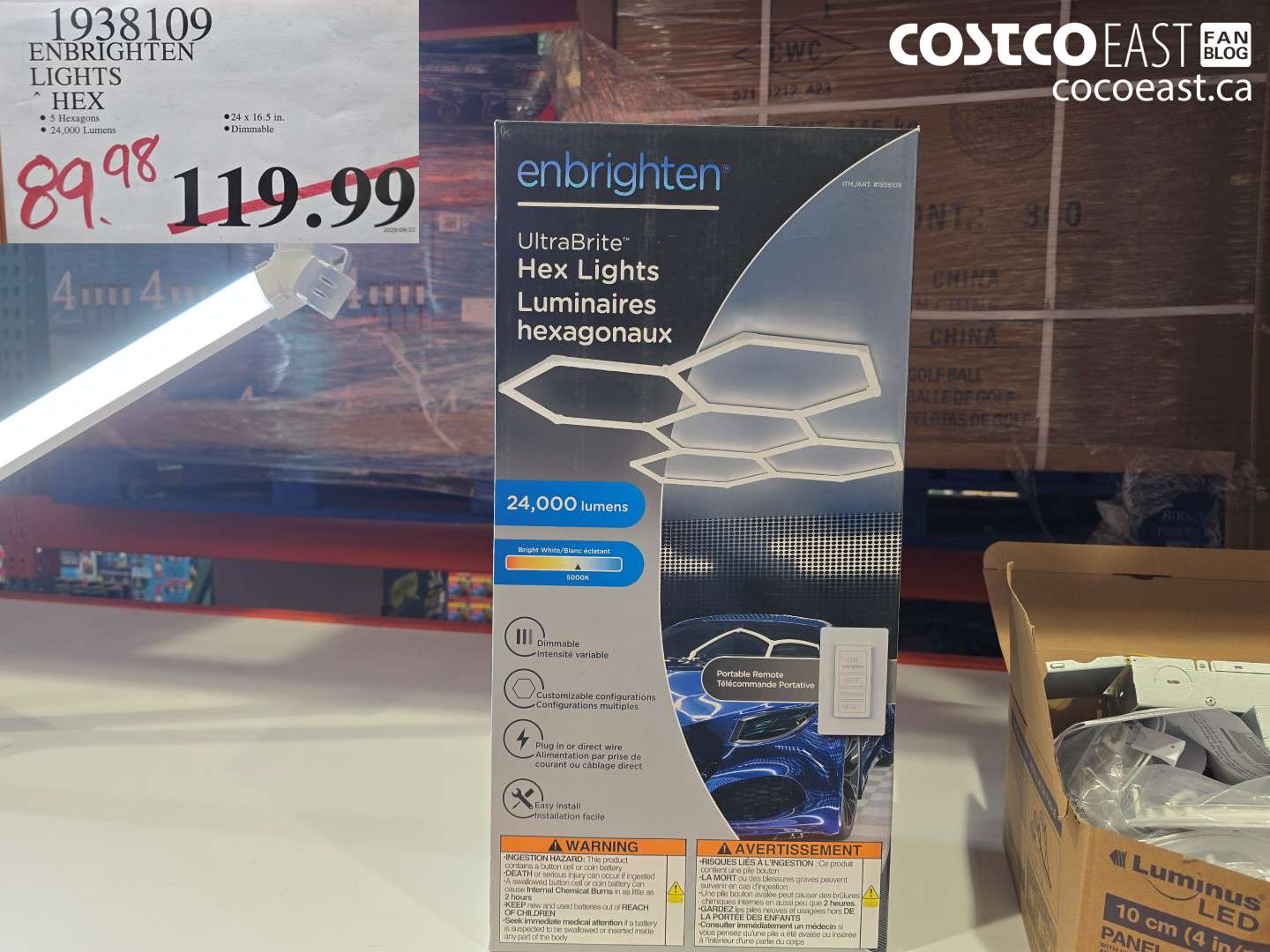 1938109 ENBRIGHTEN LIGHTS HEX $89.98