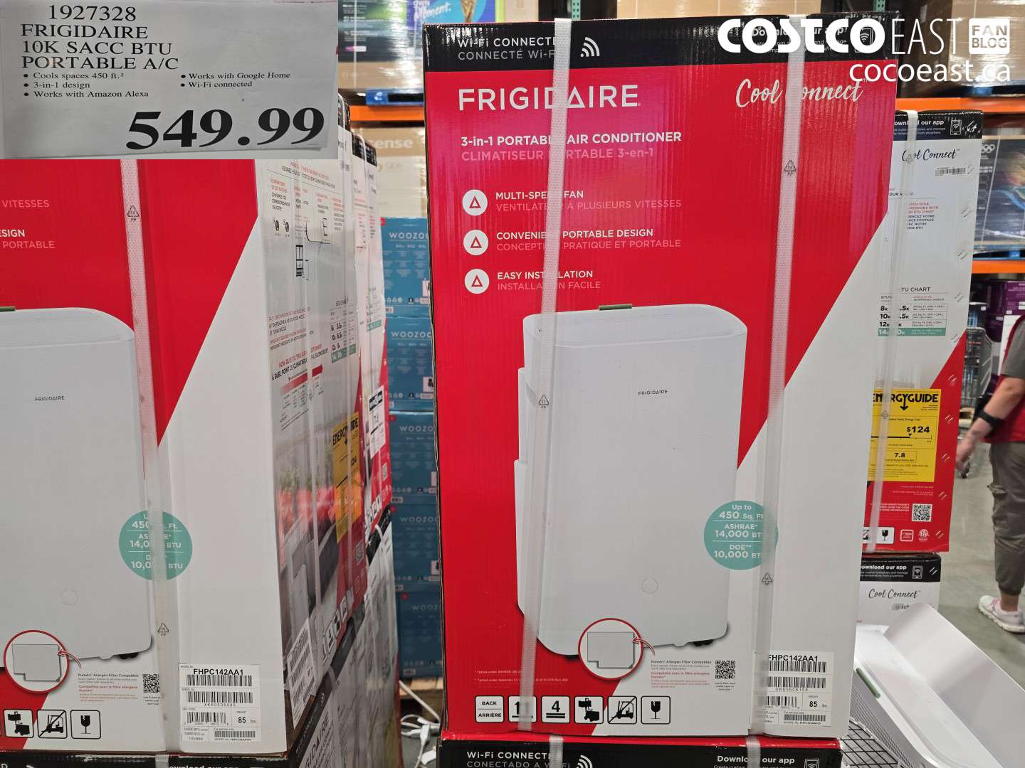 1927328 FRIGIDAIRE 10K SACC BTU PORTABLE A/C $549.99
