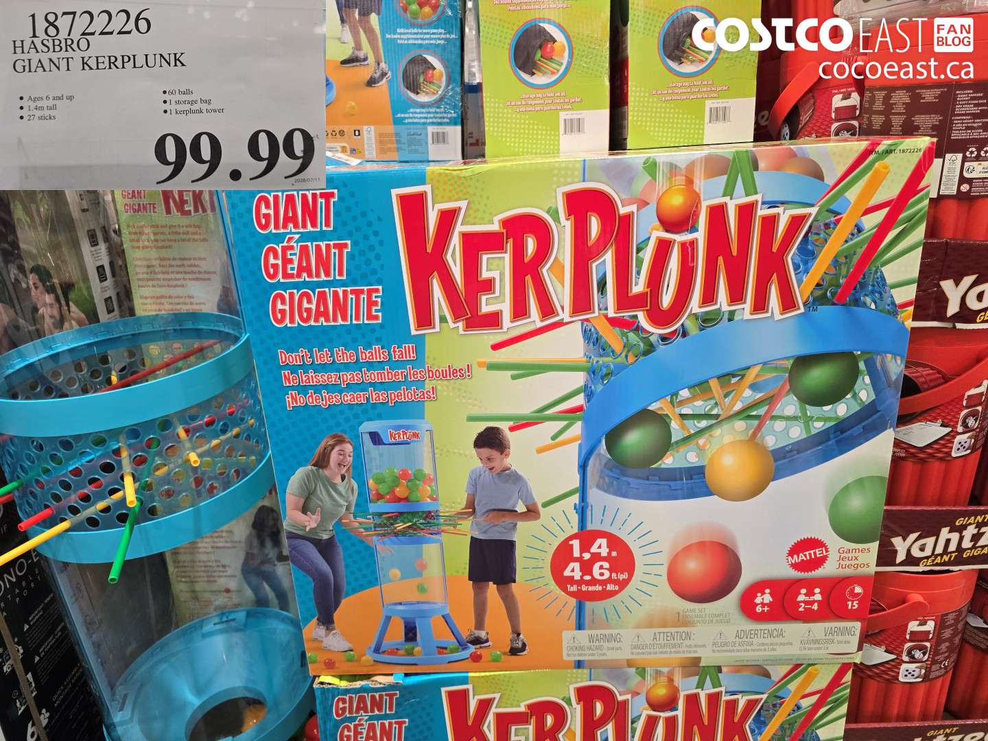 1872226 HASBRO GIANT KERPLUNK $99.99
