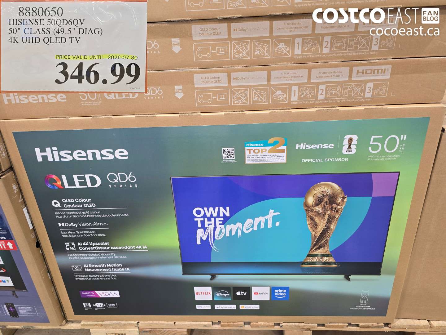 8880650 HISENSE 50QD6QV 50