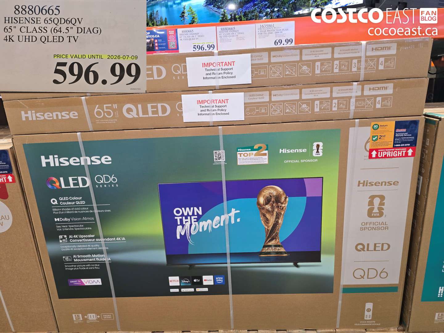 8880665 HISENSE 65QD6QV 65