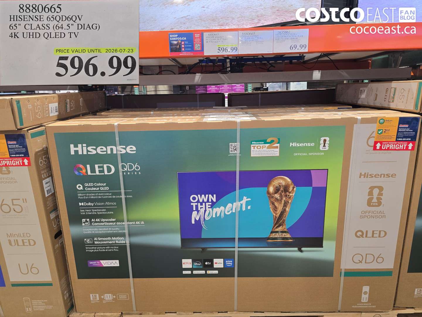 8880665 HISENSE 65QD6QV 65