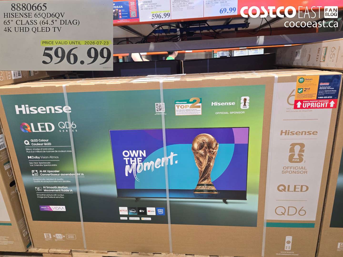 8880665 HISENSE 65QD6QV 65