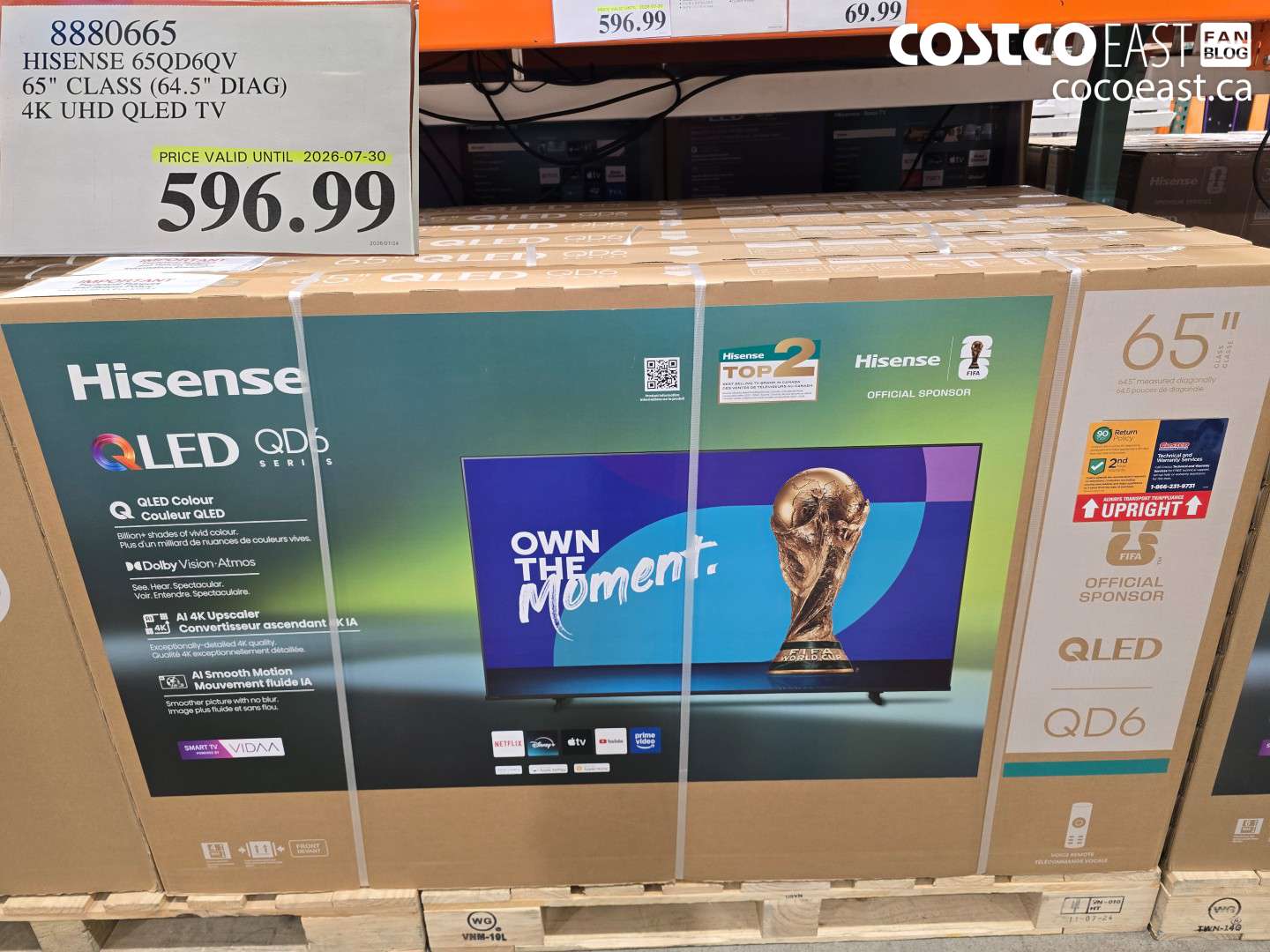 8880665 HISENSE 65QD6QV 65