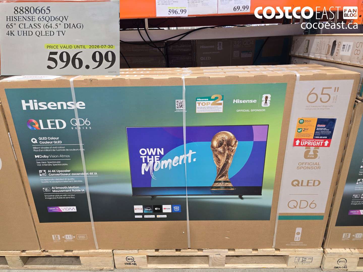 8880665 HISENSE 65QD6QV 65