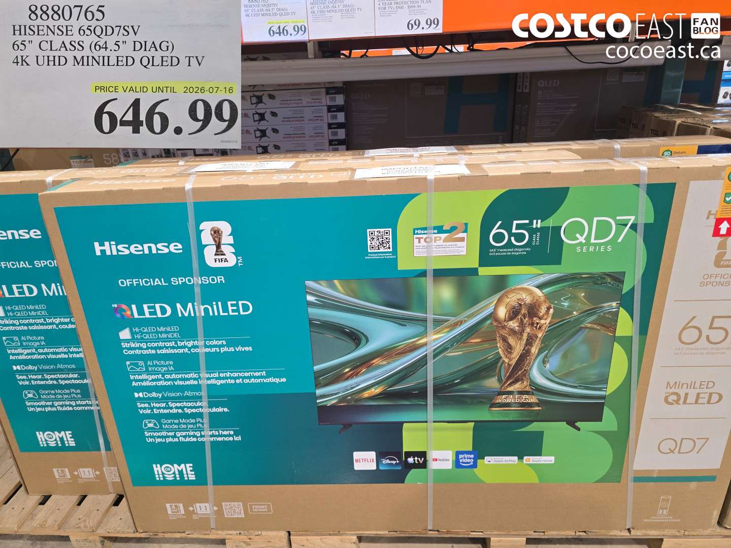 8880765 HISENSE 65QD7SV 65