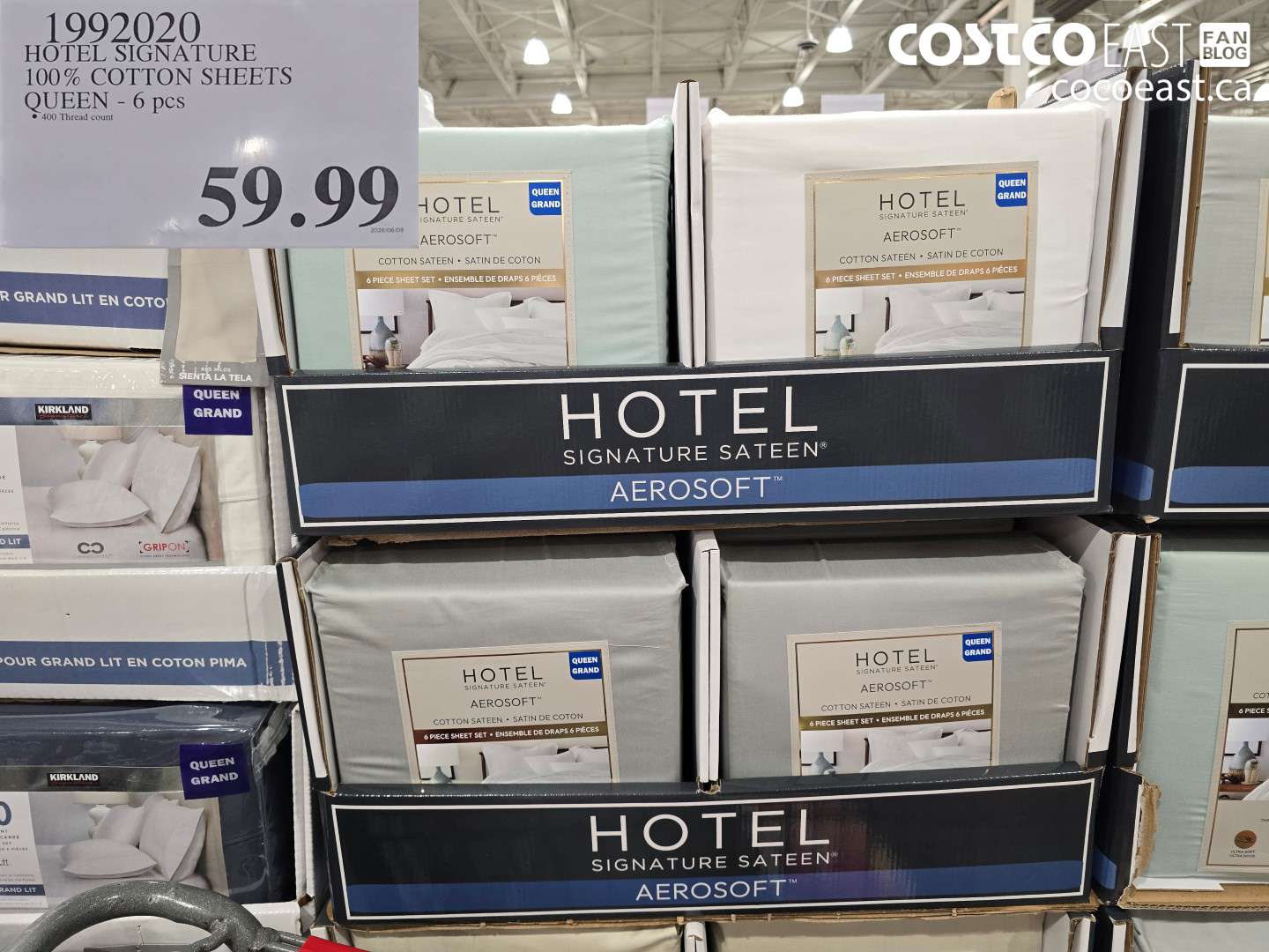1992020 HOTEL SIGNATURE 100% COTTON SHEETS QUEEN - 6 PCS $59.99