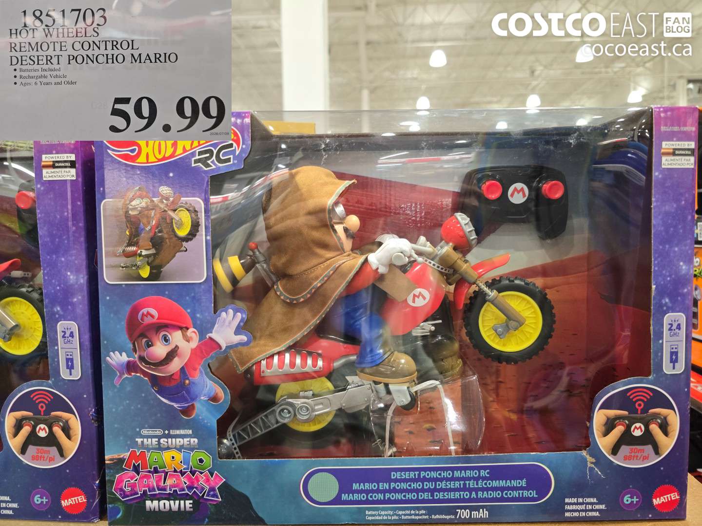 1851703 HOT WHEELS REMOTE CONTROL DESERT PONCHO MARIO $59.99