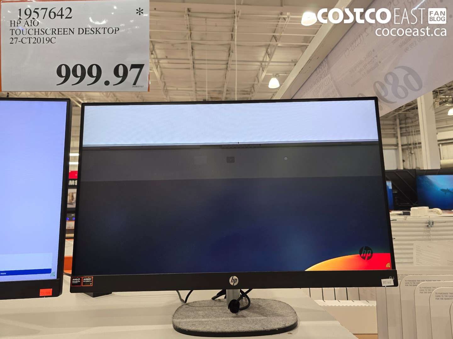 1957642 HP AIO TOUCHSCREEN DESKTOP 27-CT2019C $999.97