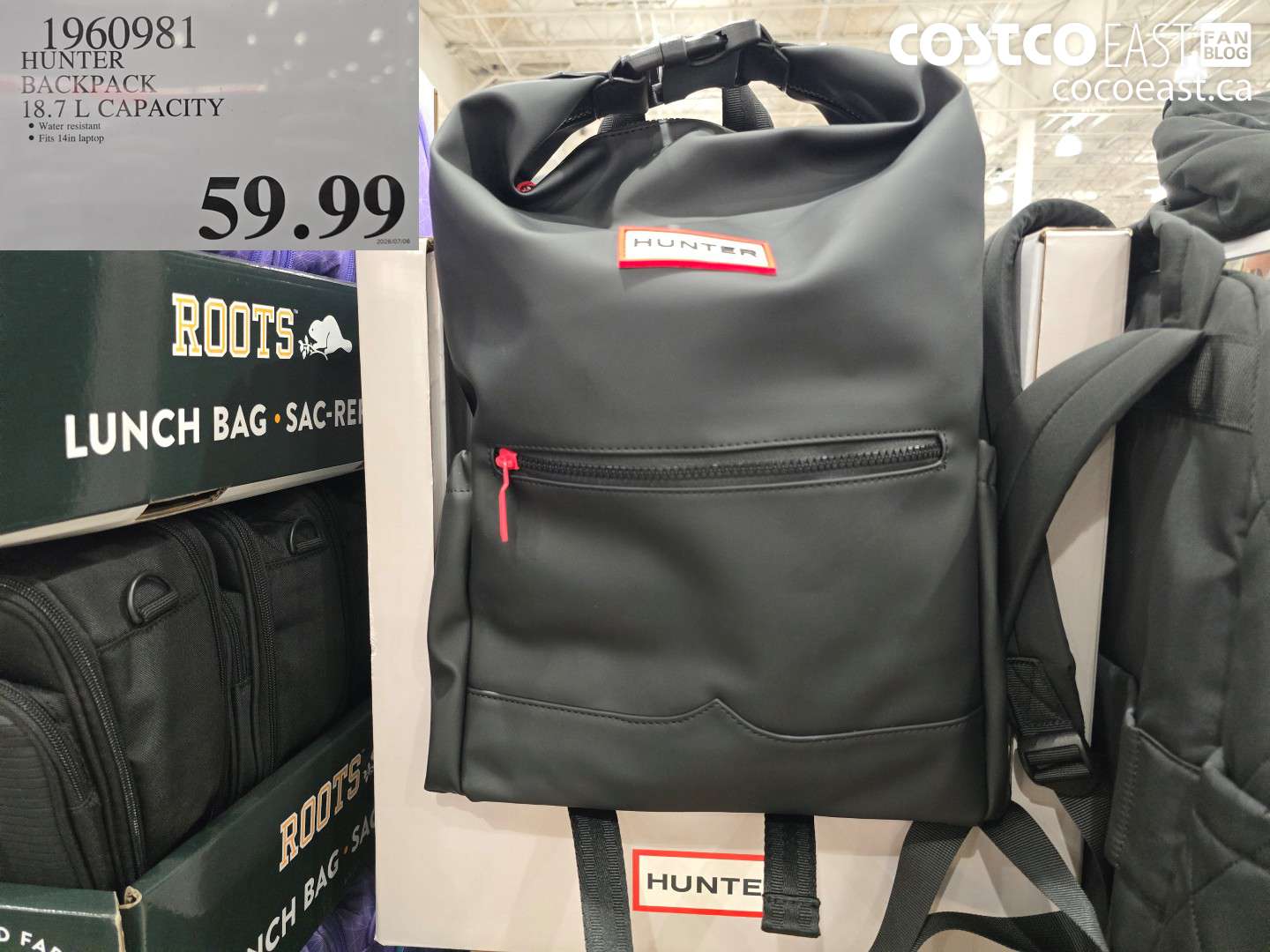 1960981 HUNTER BACKPACK 18.7 L CAPACITY $59.99
